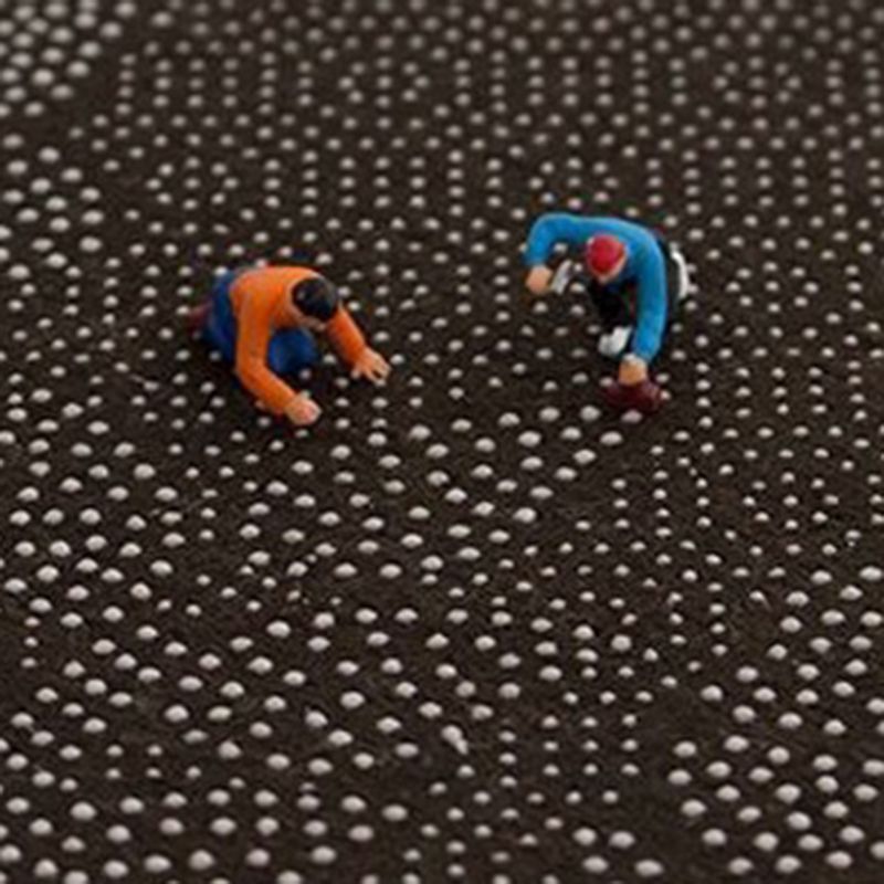 Modern Lattice Rug Polyester Modern Anti-Slip Backing Washable Rug for Home Decor