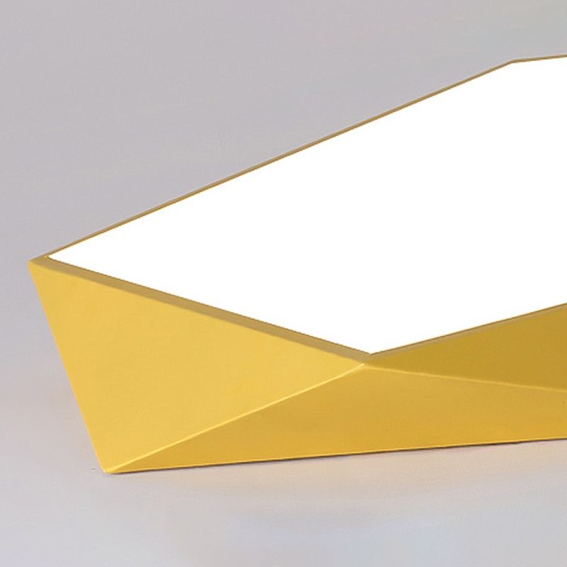 Forma geométrica moderna lámpara de techo restaurante Metal 1 lámpara de techo de luz