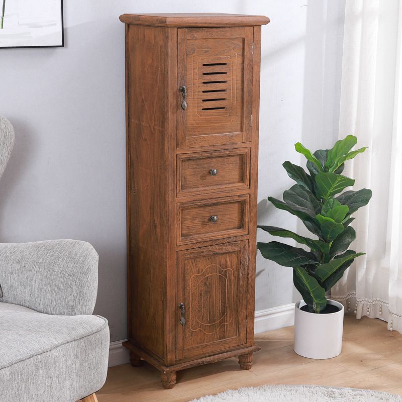 Nautical Bedroom Wooden Storage Chest Vertical 12" W Chest with Drawers