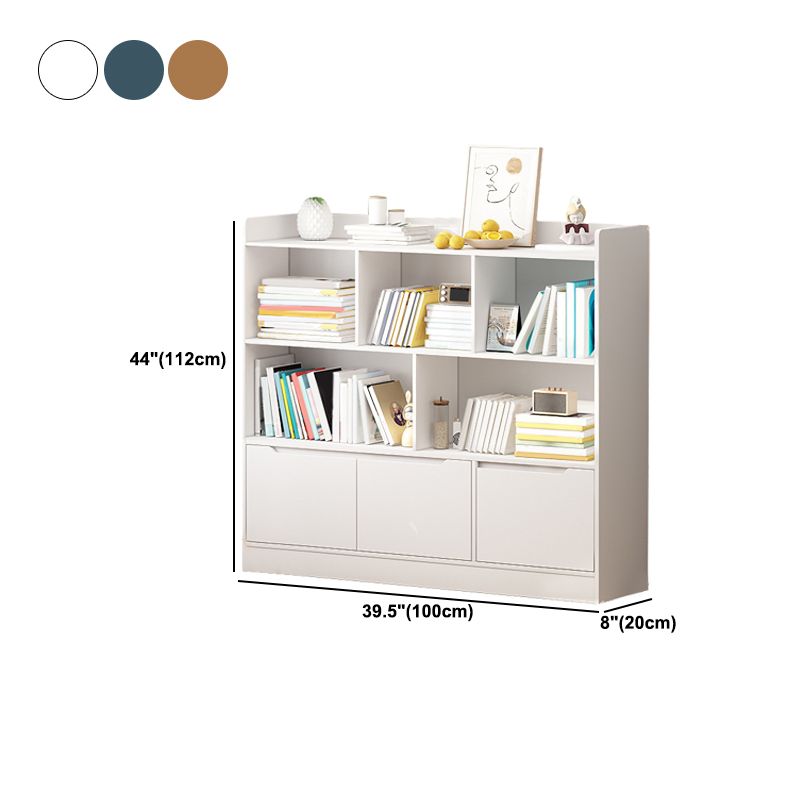 Scandinavian Engineer Wood Bookshelf 7.8" W Bookshelf for Home