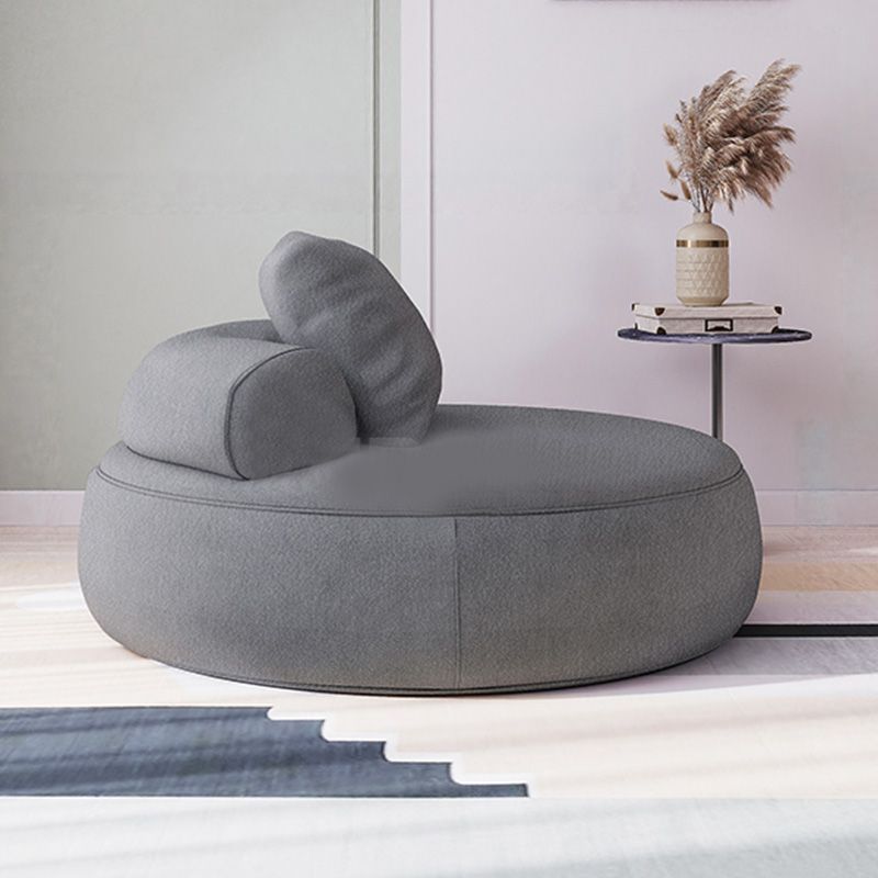 Faux Leather Parsons Chair Armless Accent Chair with Solid Wood Frame