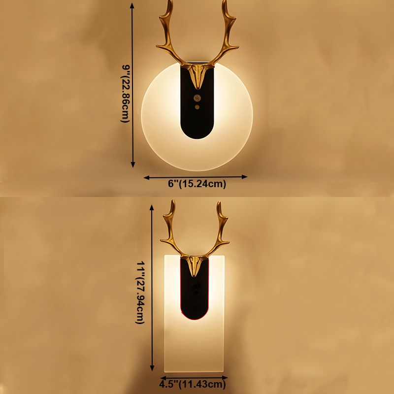 Moderner Stil Geometrischer Wandleuchten Leuchten Metall 1 Lichtwandbeleuchtung