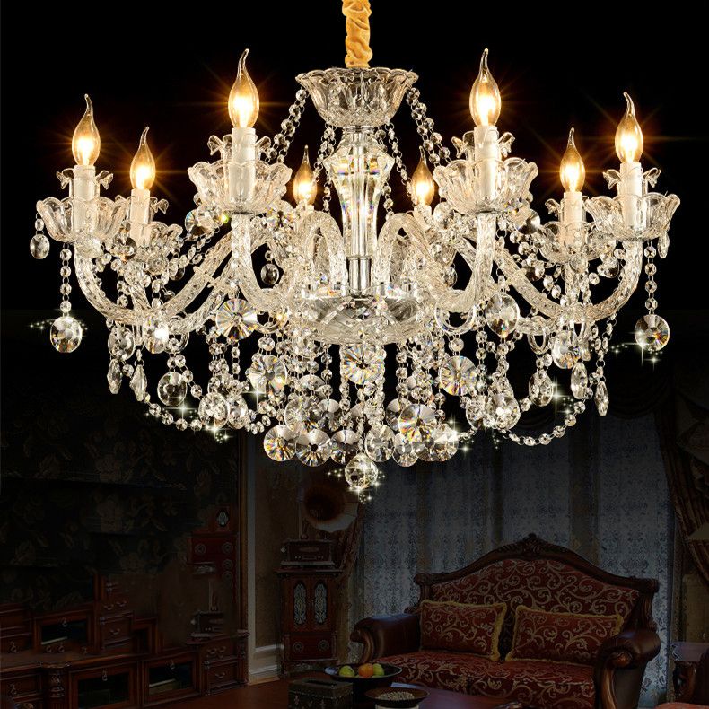 Nordic Style Chandelier Light Postmodern Style Crystal Pendant Lights for Living Room