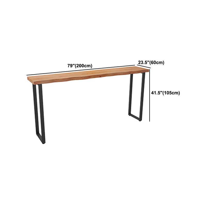 1/2/3 Pieces Modern Rectangle Pub Table Set Solid Wood Bistro Table Set