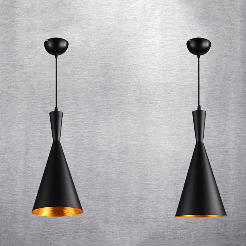 1-Licht-Metallhängele leichter postmoderner Anhängerlampe für Schlafzimmer Esszimmer