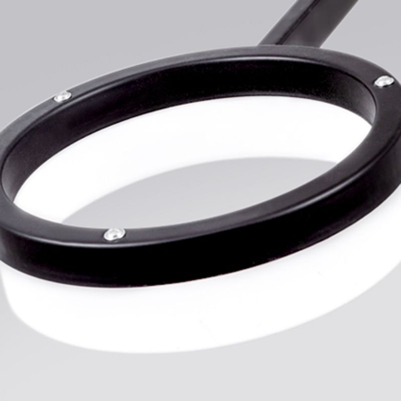 Modern Chandelier Lights Multiple Rings Pendant Lighting Fixtures Metal Chandelier