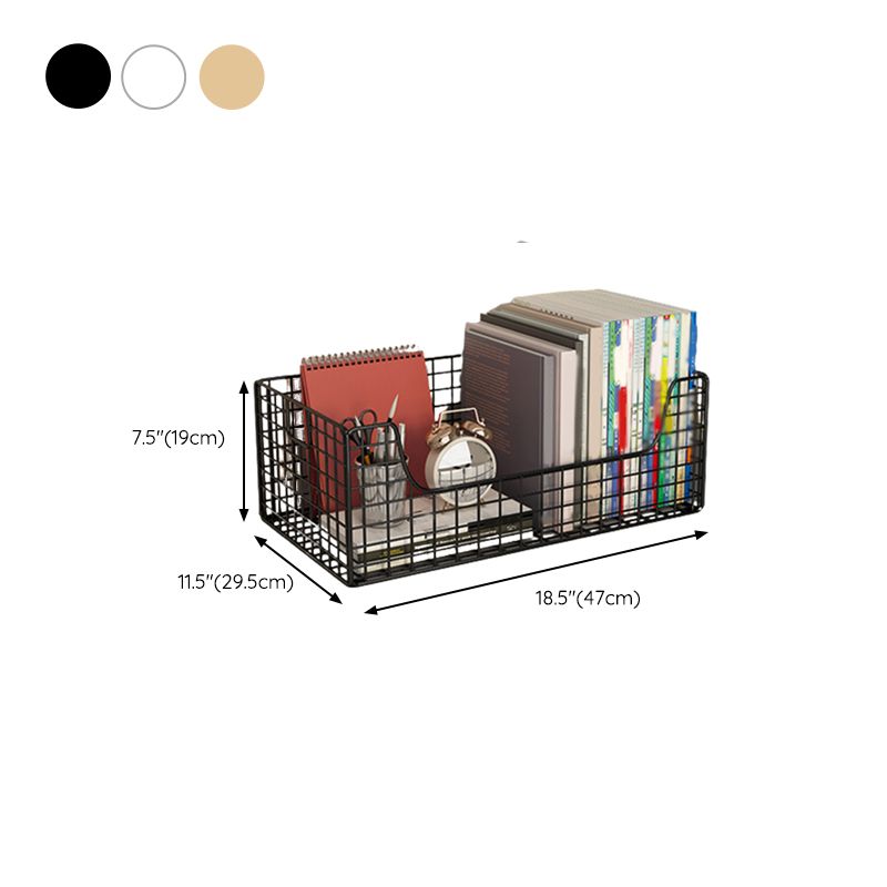 Closed Back Standard Kids Bookcase Scandinavian Bookshelf Metal