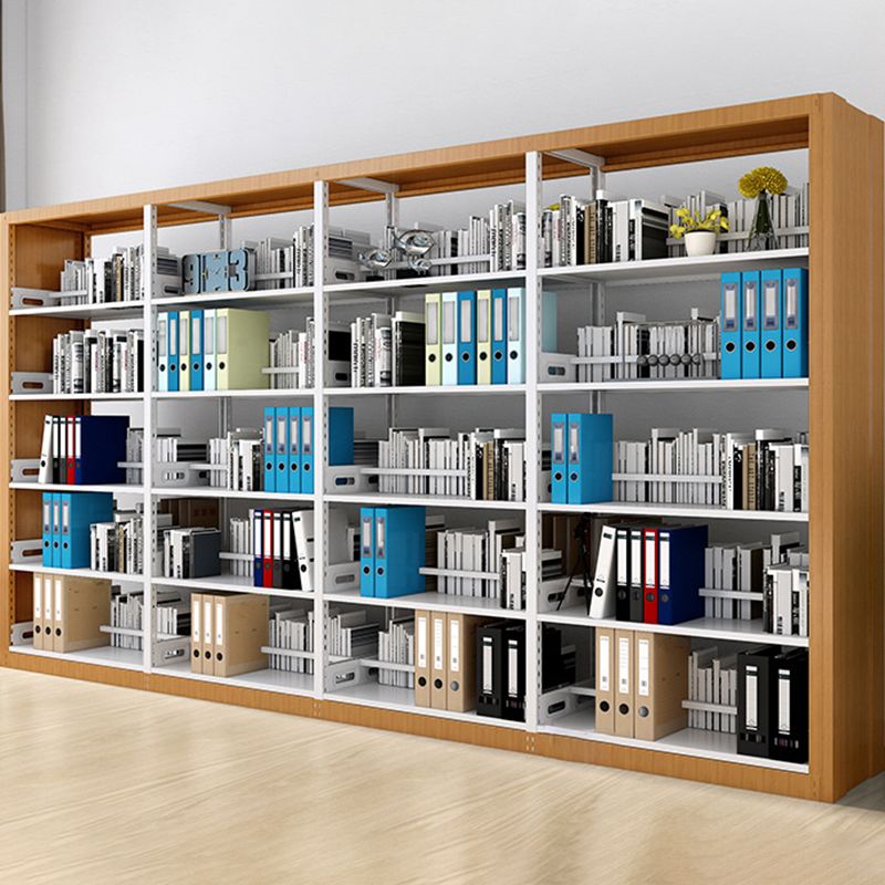 Standard Metal Bookshelf 5 Tiers Contemporary Bookcase for Home Office 78.7"H