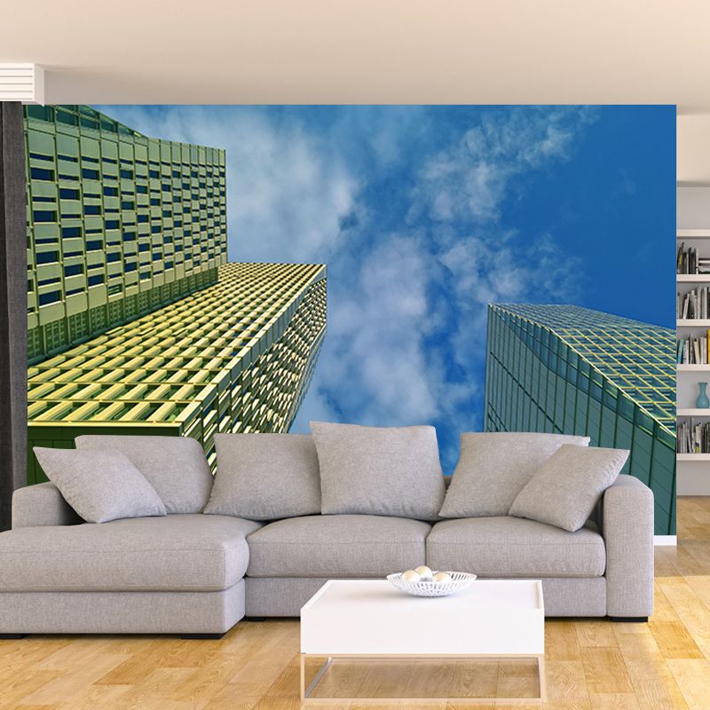Building Wall Covering Murals Vinly Meeting Room Decoration, Water Resistant