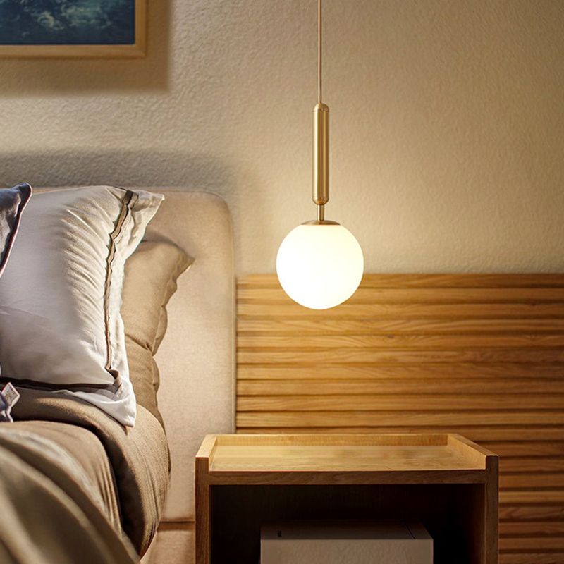 Aménagement d'éclairage de pendentif sphérique