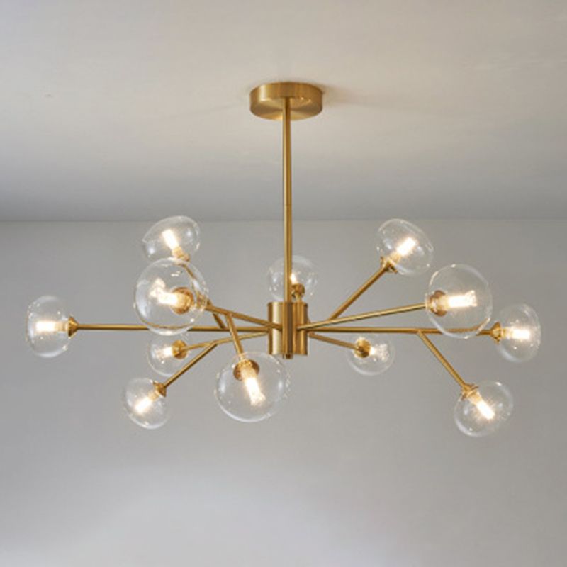 Lampadario in rame in rame a sospeso contemporaneo