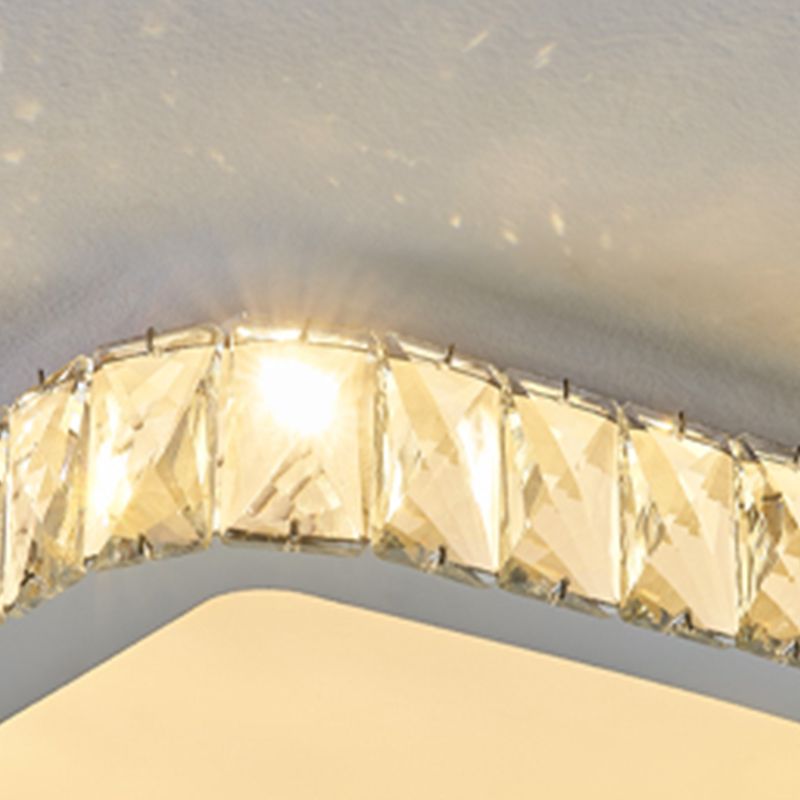 Plafonnier LED encastré en cristal, éclairage de plafond, salon, salle à manger, chambre à coucher