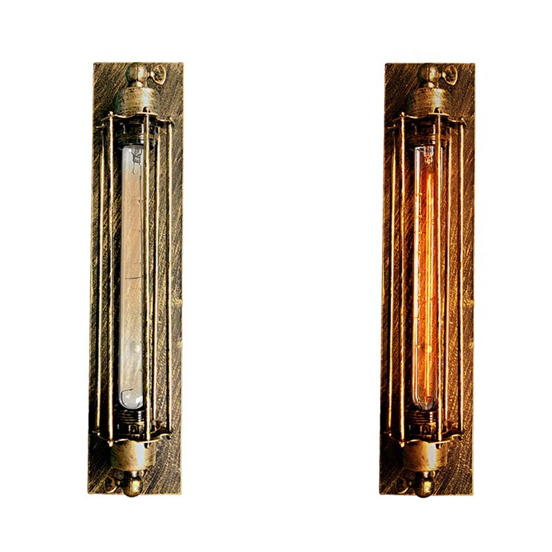 Modern Wall Sconce Frame Shape Wall Light with Metal Shade for Bedroom