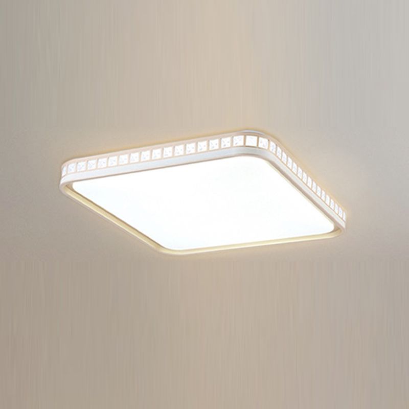 Iluminación de techo geométrica Luz de techo de montaje empotrado de cristal LED de estilo nórdico
