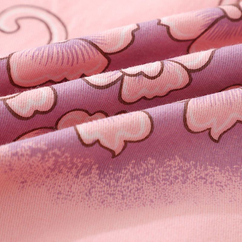 Sheet Sets Cotton Floral Printed Super Soft Breathable Wrinkle Resistant Bed Sheet Set