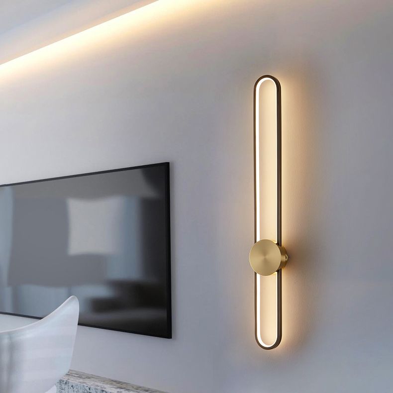 Estilo de lujo moderno Lineal Mall Donce Copper 1 Discontros de luz