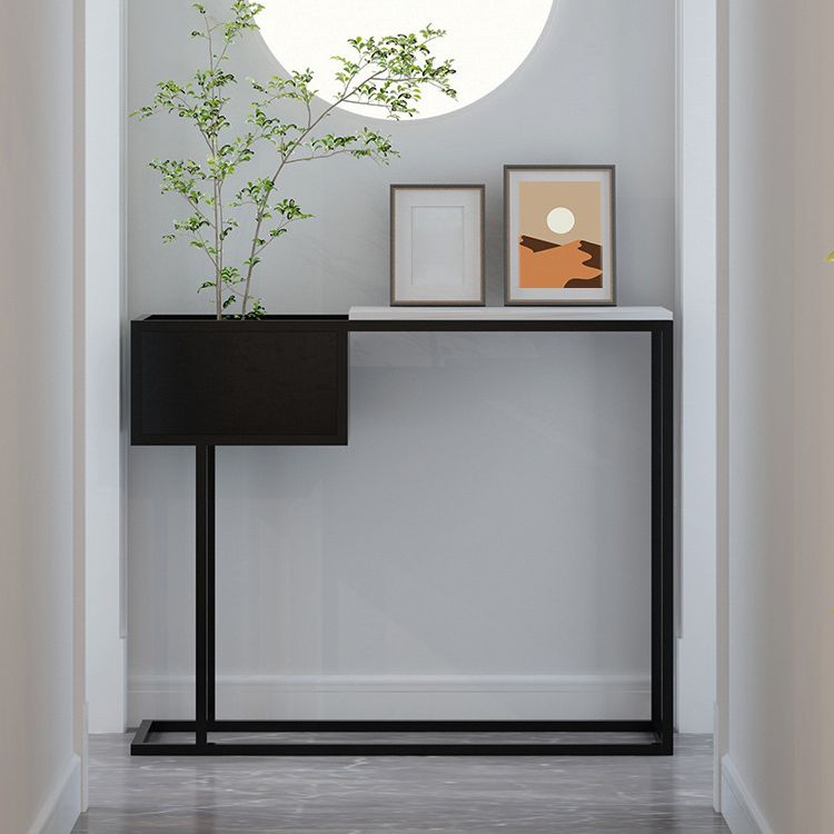 11.8 Inch Wide Contemporary Console Metal Rectangle Console Table