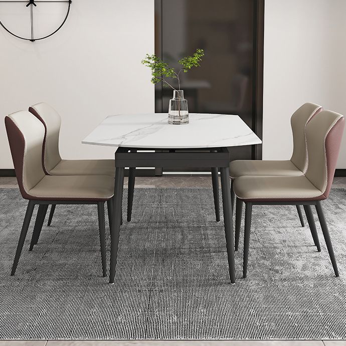 Modern 1/4/5/6/7 Pieces Dining Room Set Sintered Stone Dining Table