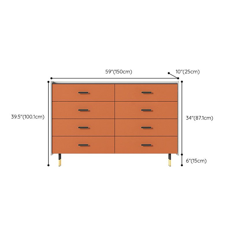 9.75-inch Width Storage Chest Dresser Modern Stone Storage Chest