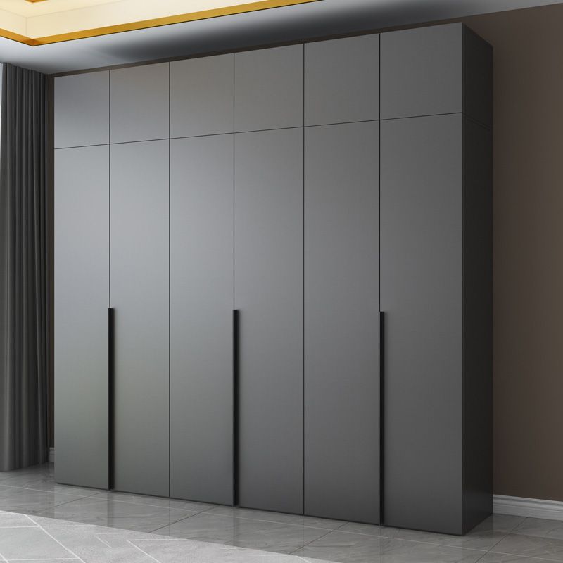 Modern Wooden Wardrobe Cabinet Bedroom Soft Close Doors Armoire