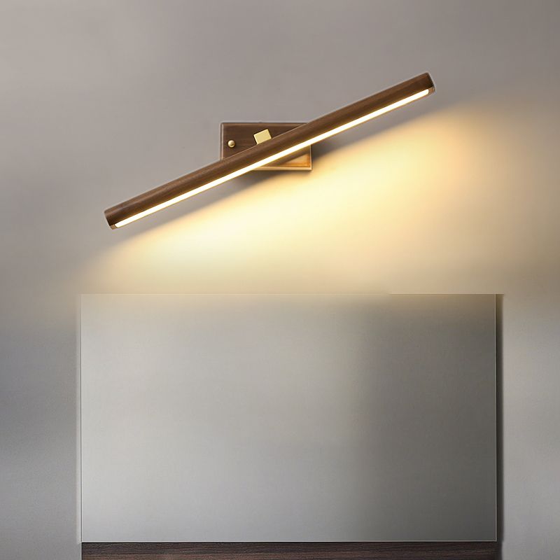 Holzwandhalterung Lampe zeitgenössische Waschtischwandleuchte für Badezimmer
