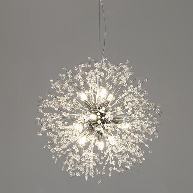 Modern Dandelion Chandelier Light Fixtures Multi-Head Suspension Pendant Lamp