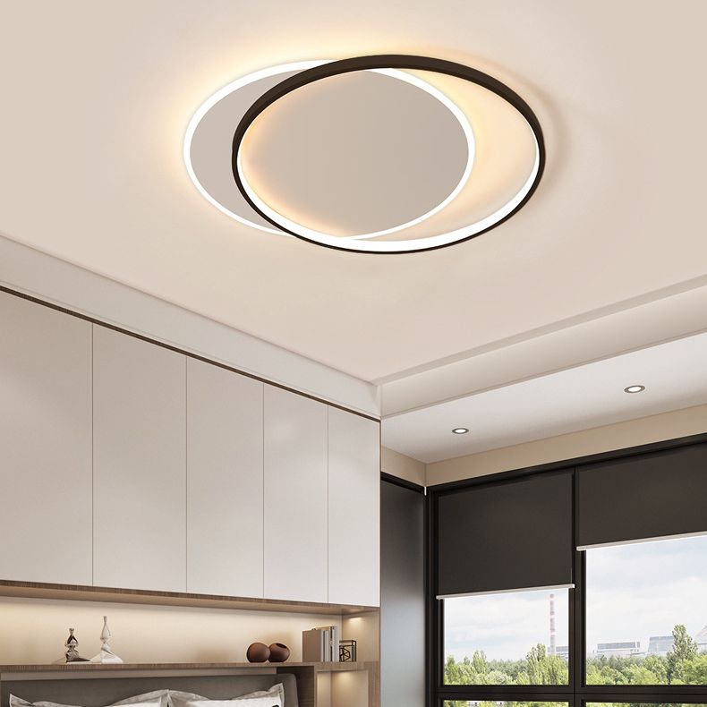 19,5 Pollici Wide Nordic Simplicity LED Soffitto Light Interrking Cerchi Home Decorativi Illuminazione Fissaggio