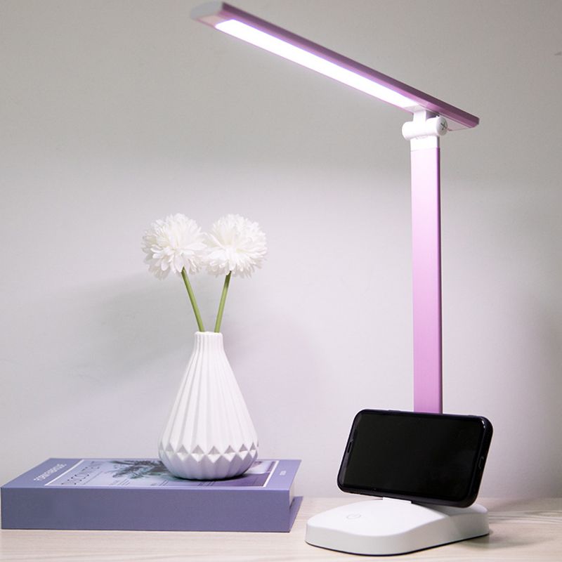 Foldable USB Table Lamp Modern Plastic Kids Bedroom LED Reading Book Light