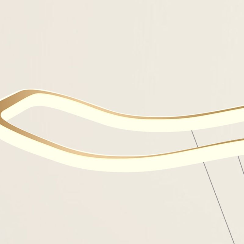 Linear Island Chandelier Lighting Modern Pendant Lighting For Kitchen Island