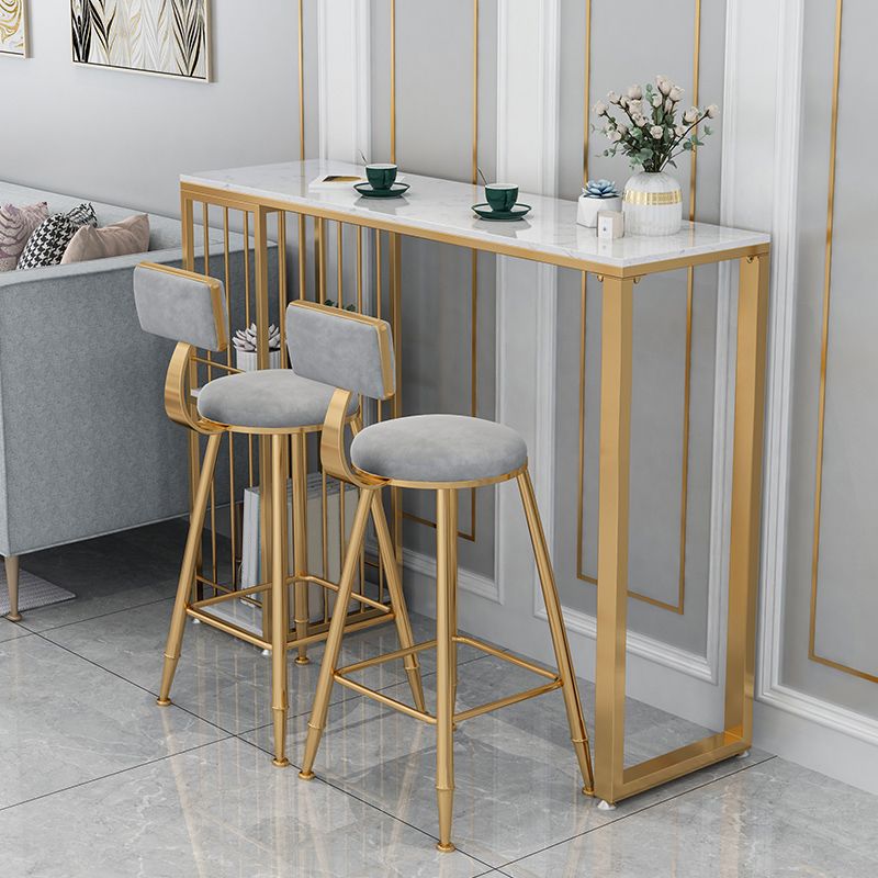 1/2/3 Pieces Bar Stool and Table Set Contemporary Pub Dining Set