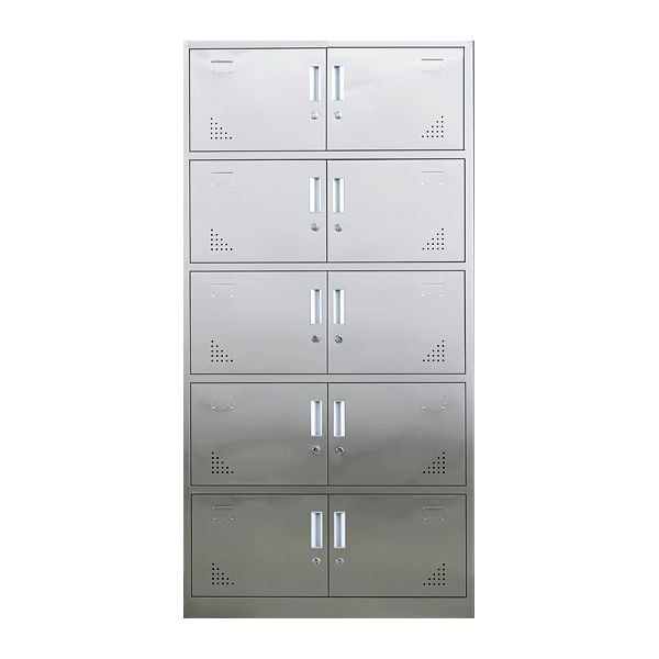 Metal Industrial Cabinet for Bathroom Steel Storage Cabinet with Hinged Door