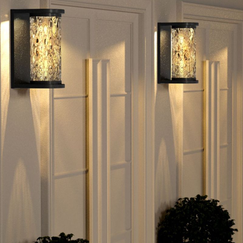 Modernism Wall Sconce Waterproof Sconce Light Fixture for Courtyard