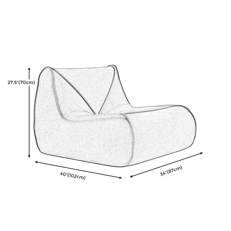 Fabric Sofa Chair Modern Accent Chair for Bedroom and Living Room