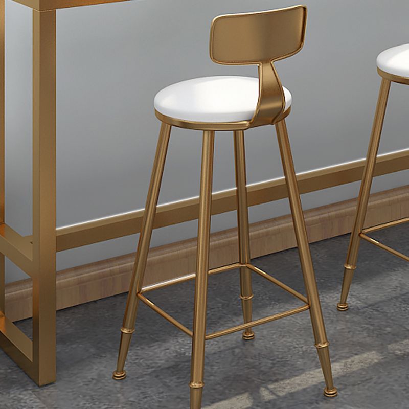 Glam Style Rectangle Bar Table Pine Solid Wood Bar Height Table with Footrest