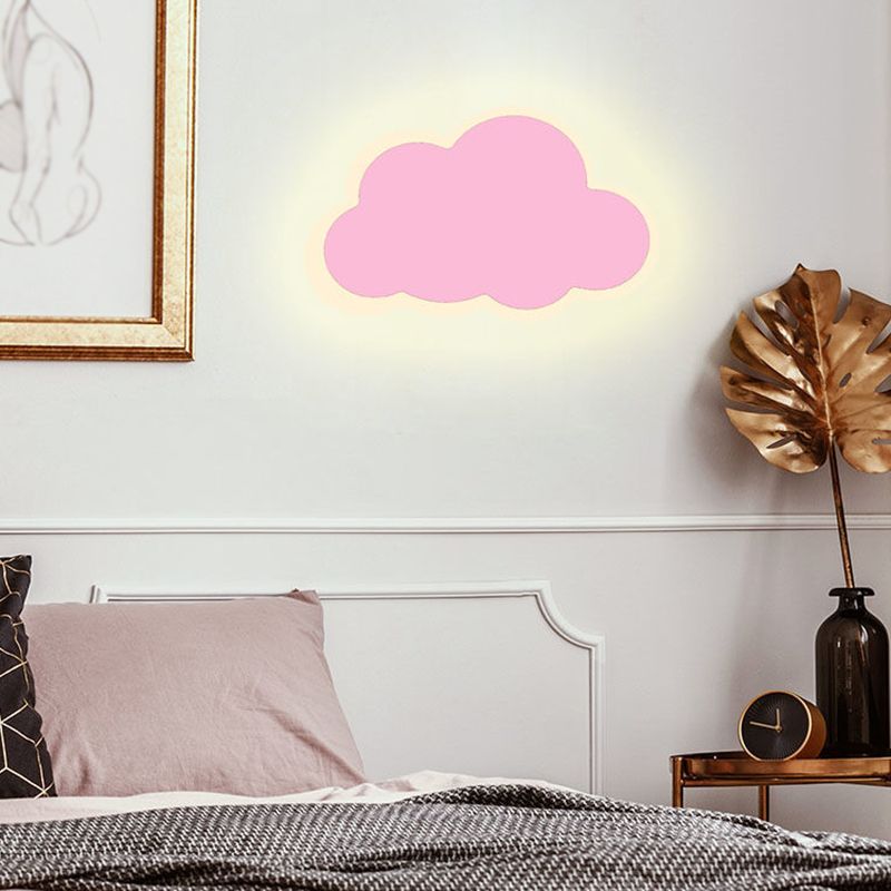 Forme unique en métal applique de murs de style enfant à 1 lumière