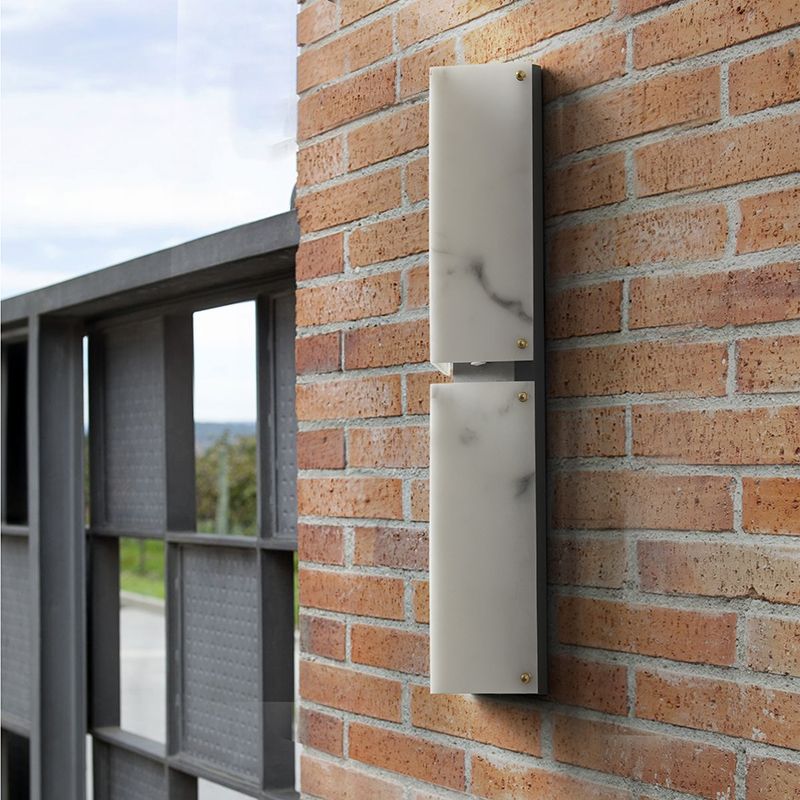 Triangle Wall Sconce Contemporary Wall Light Fixture for Courtyard