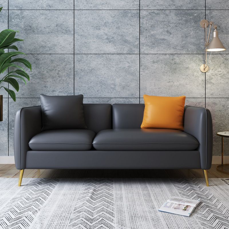 Contemporary Tuxedo Arm Sofa 30.31" Wide Standard Sofa for Living Room