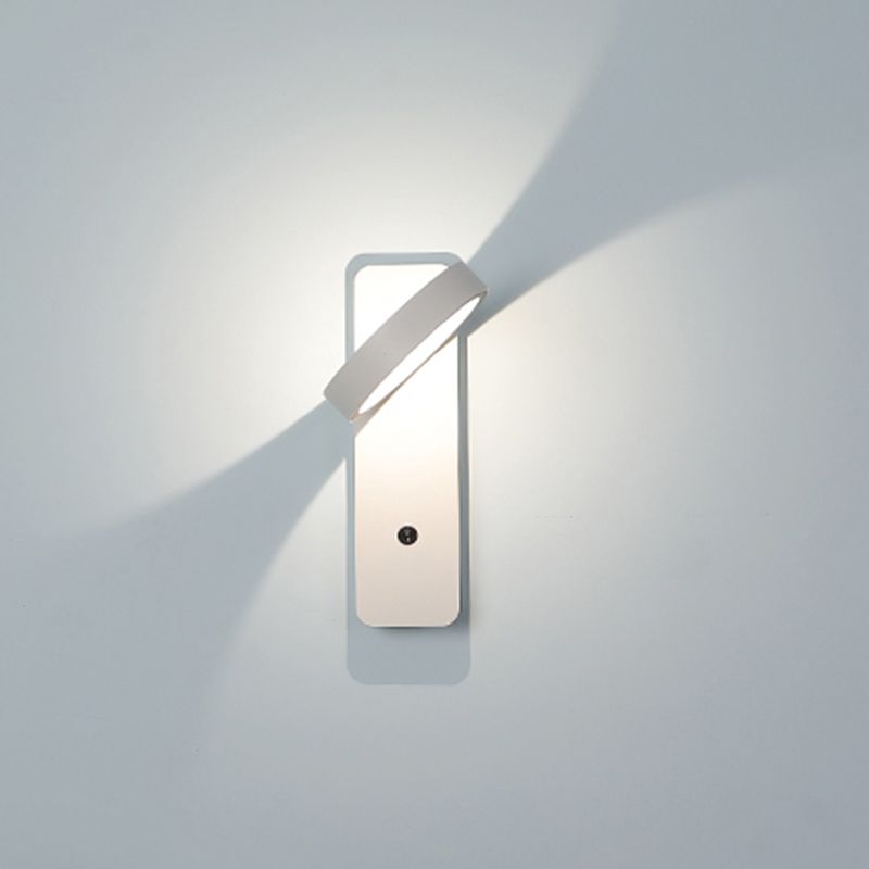 Lampade a 1 luci di minimalismo Light Frepfurs Sconce lampade da parete in ferro per camera da letto