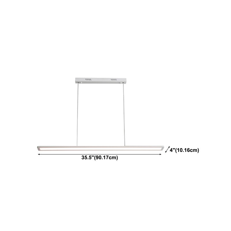 Simple Hanging Island Light LED Hanging Lighting Fixture for Dining Room