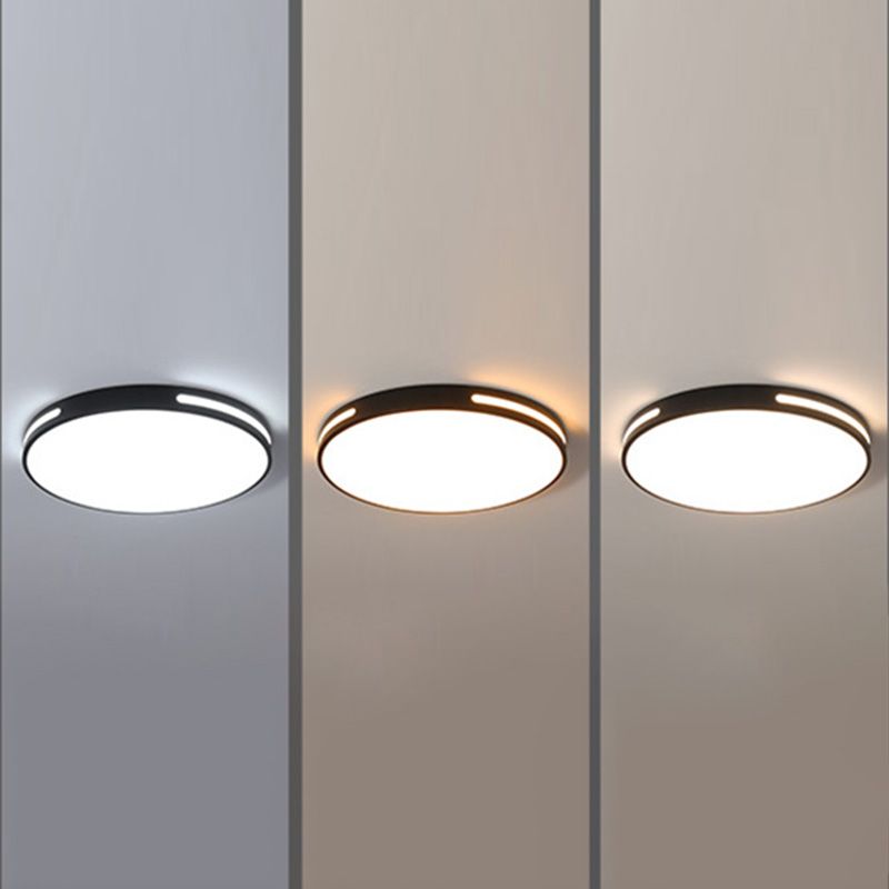 Acrylique Flush Ceiling Light Fixture 1-Light Modern Style Flush Mount Lighting