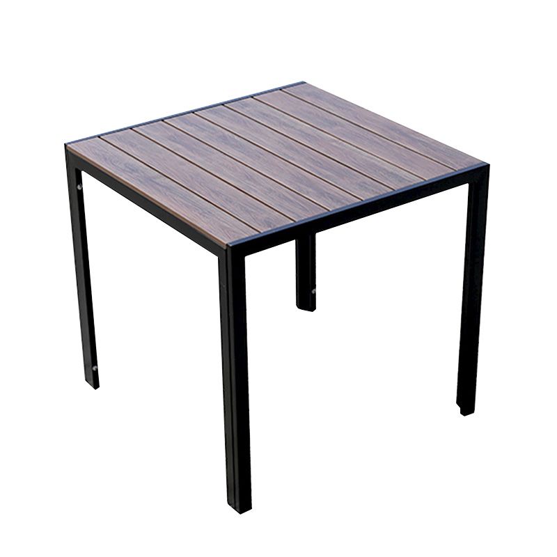 Industrial Dining Table Wood Rust Resistant Table, Water Resistant