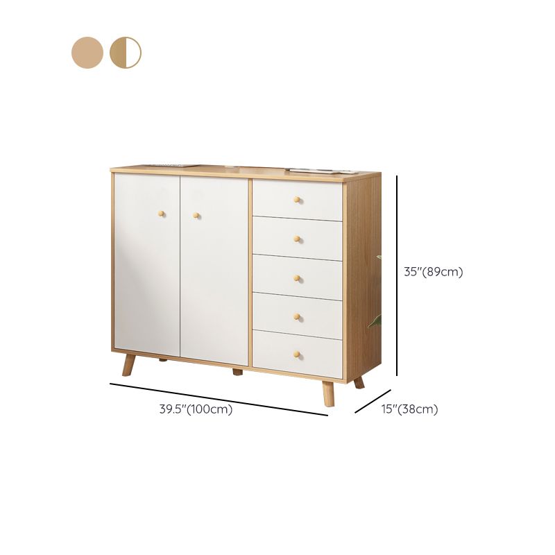 Contemporary Storage Chest Wood Storage Chest Dresser with 4/5/9 Drawers