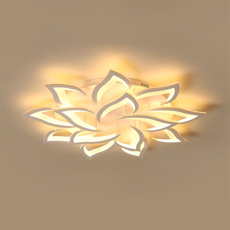 Modern Unique Shape Ceiling Mount Light Fixture Ceiling Mounted Light in White
