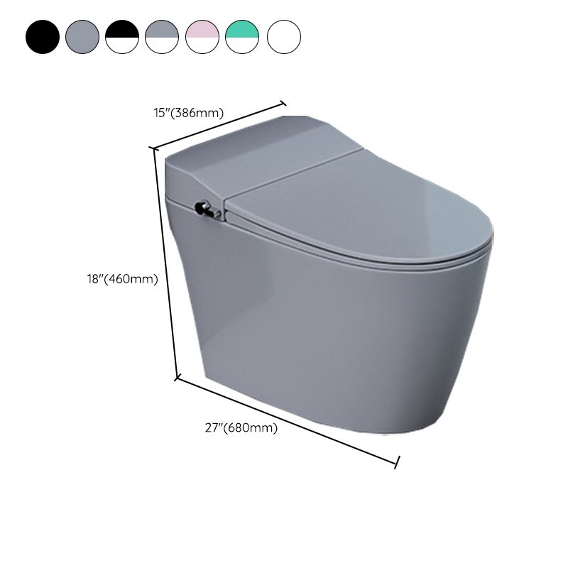 Modern Siphon Jet Toilet Concealed Tank Flush Toilet with Toilet Seat