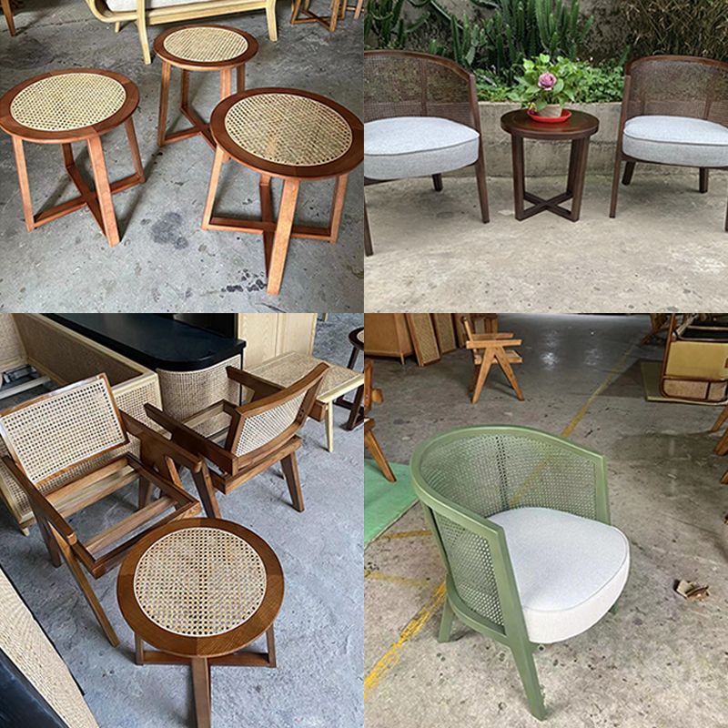 Traditional Arm Chair Wood Windsor Back Dining Room Chair for Home