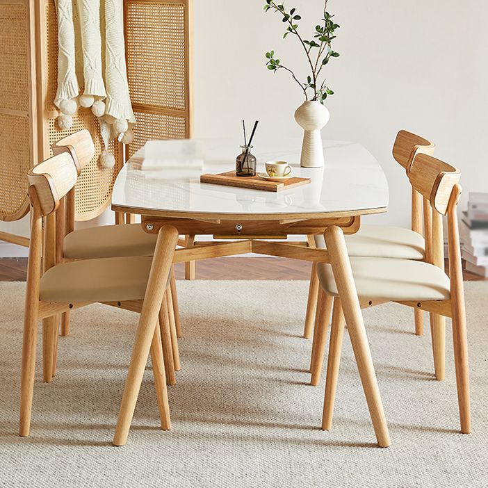 Modern 1/2/5/7 Pieces Dining Set Sintered Stone Dining Table Set for Home