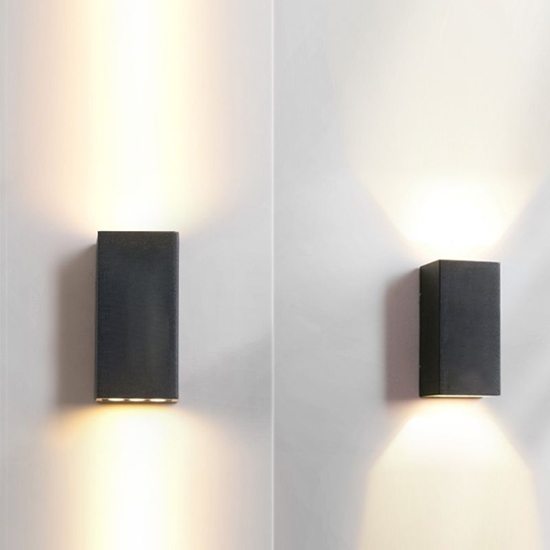 Application murale noire contemporaine LED Multi Light Wall lasher Light for Living Room