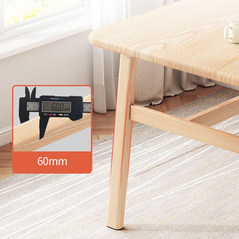 Modern MDF Top Rectangle Shape Dining Set Standard Brown Dining Set With 4 Legs Table