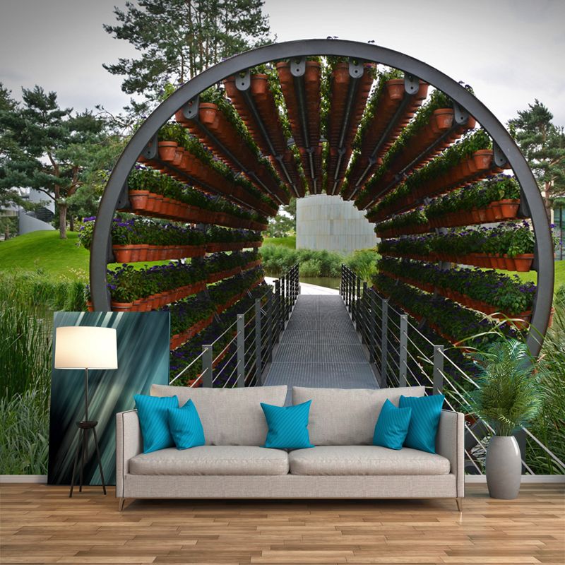 Minimalism 3D Art Illusion Mural Wall Decoration for Living Room Bedroom