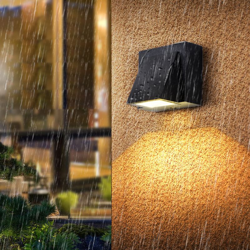 Moderne Aluminium -Wandleuchte geometrische 1 Lichtwandwaschung für Schlafzimmer